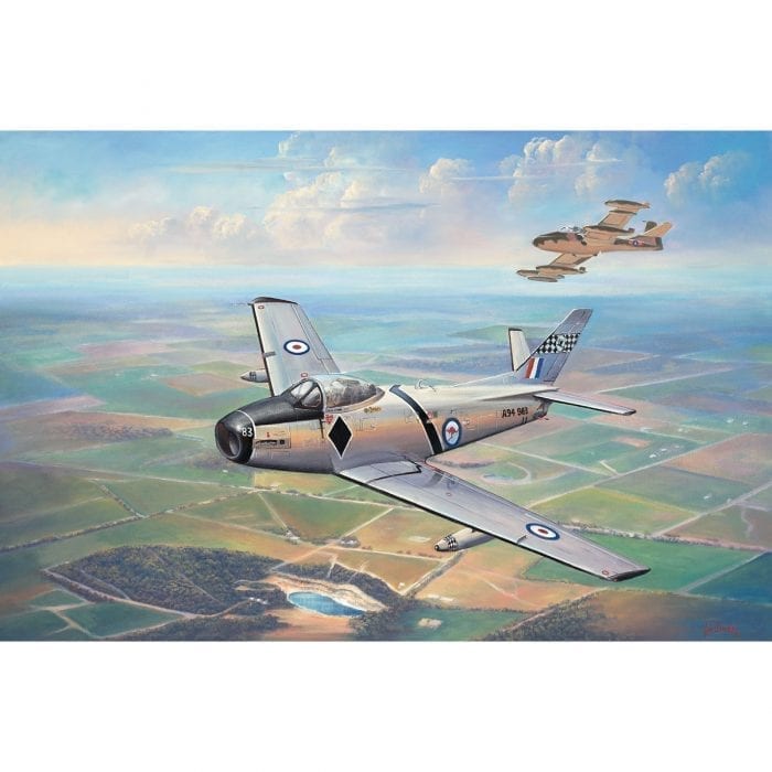 First Flight Temora Painting by John Bradley