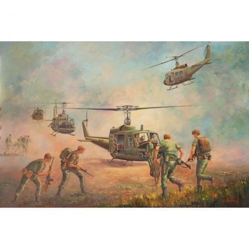 We Gotta Get Out of This Place War Painting John Bradley