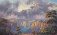 Storm Clouds painting John Bradley