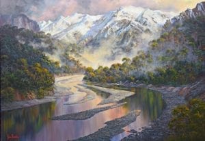 John Bradley Mountain painting