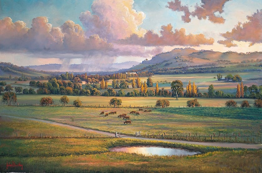 Autumn Pastoral painting by John Bradley