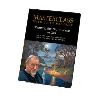 John Bradley masterclass painting tutorial on painting the night scene
