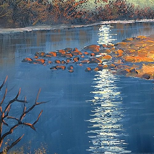 John Bradley how to paint reflections