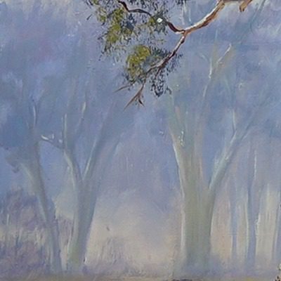 how to paint gums in the misty light