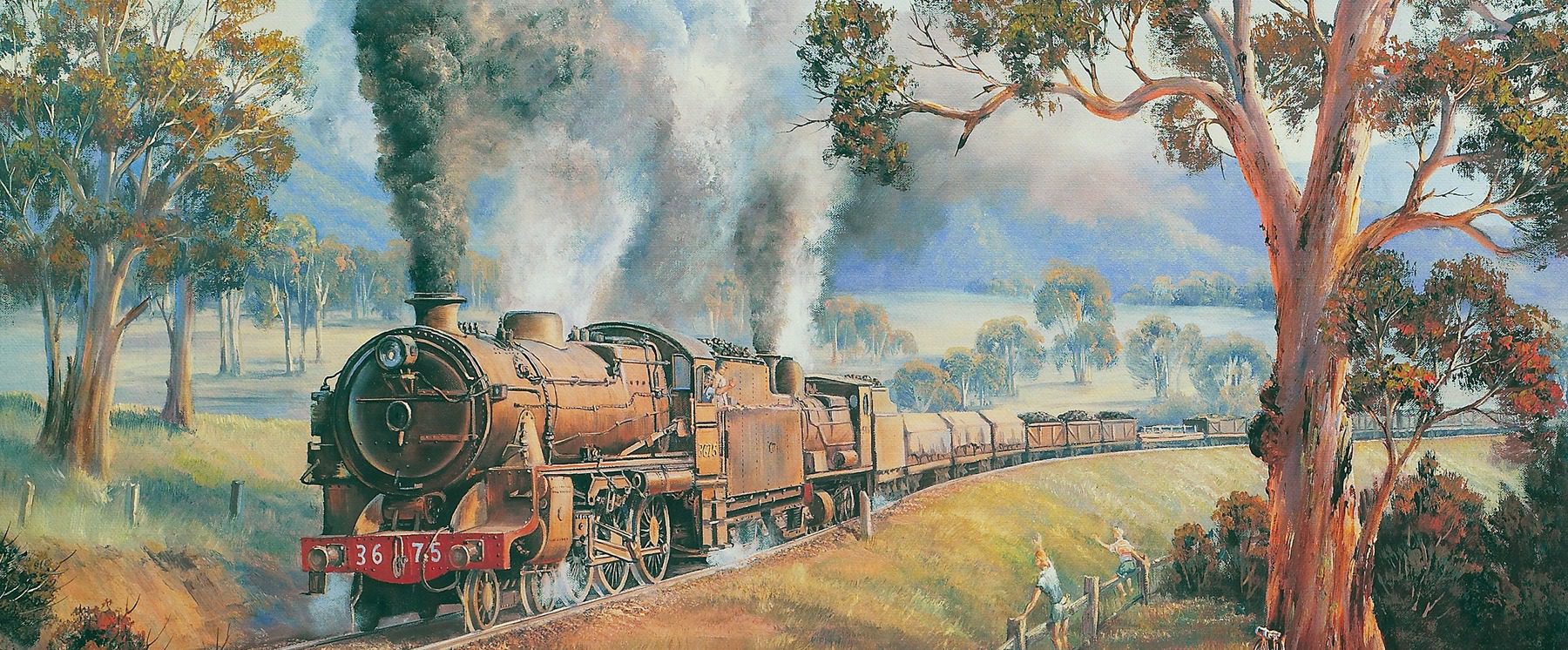 John Bradley Australia railway artist