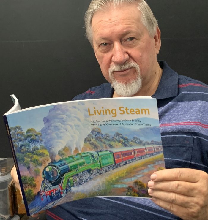 John Bradley Steam Train book