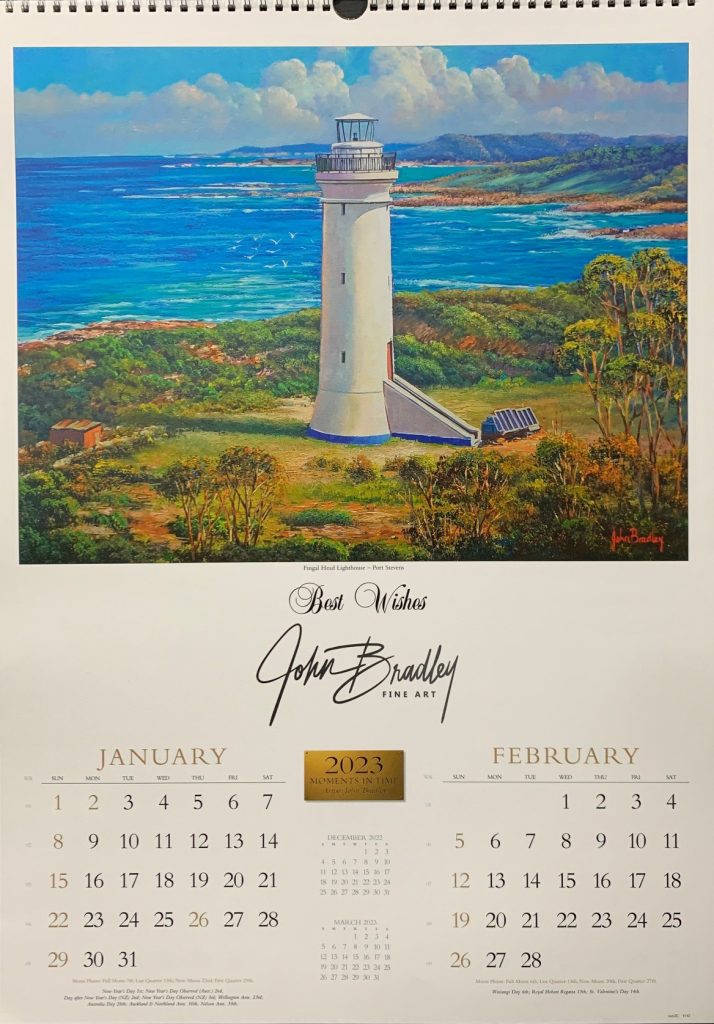 2023 John Bradley Calendar John Bradley Australian Artist