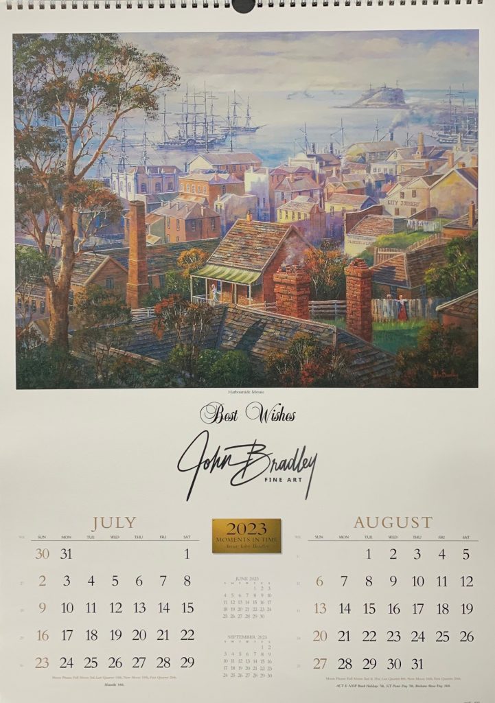 2023 John Bradley Calendar John Bradley Australian Artist