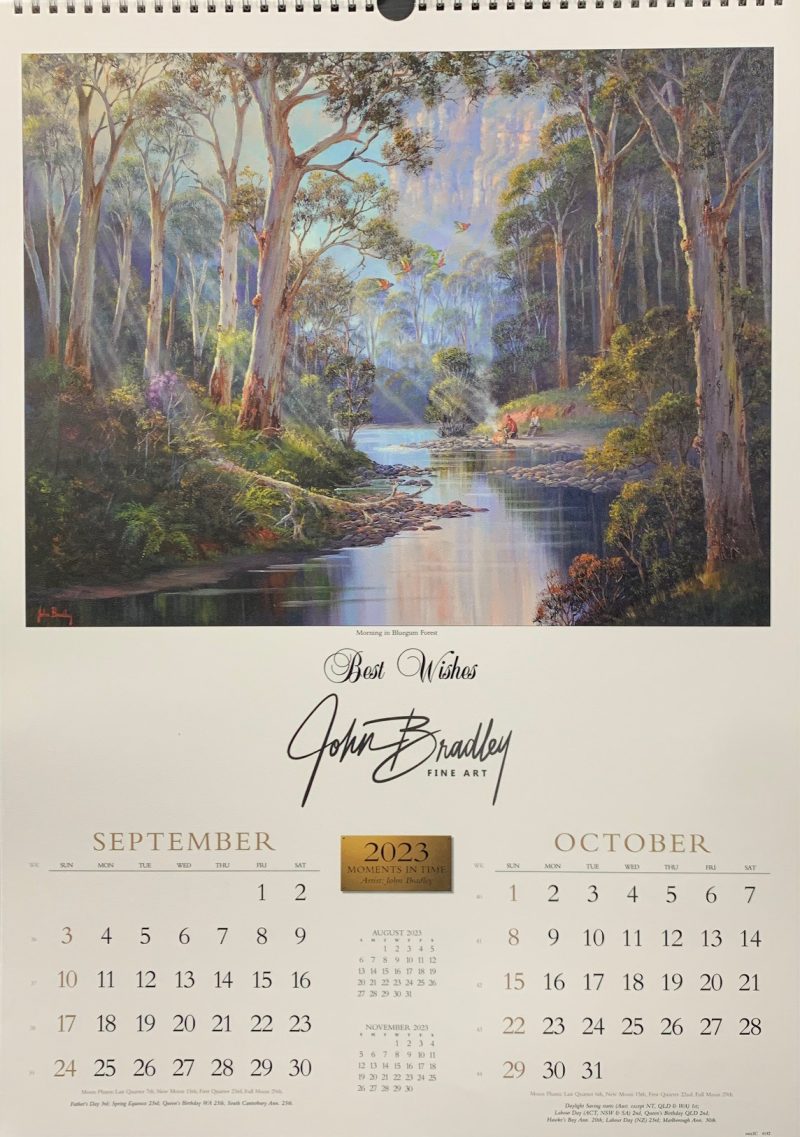 2023 John Bradley Calendar John Bradley Australian Artist