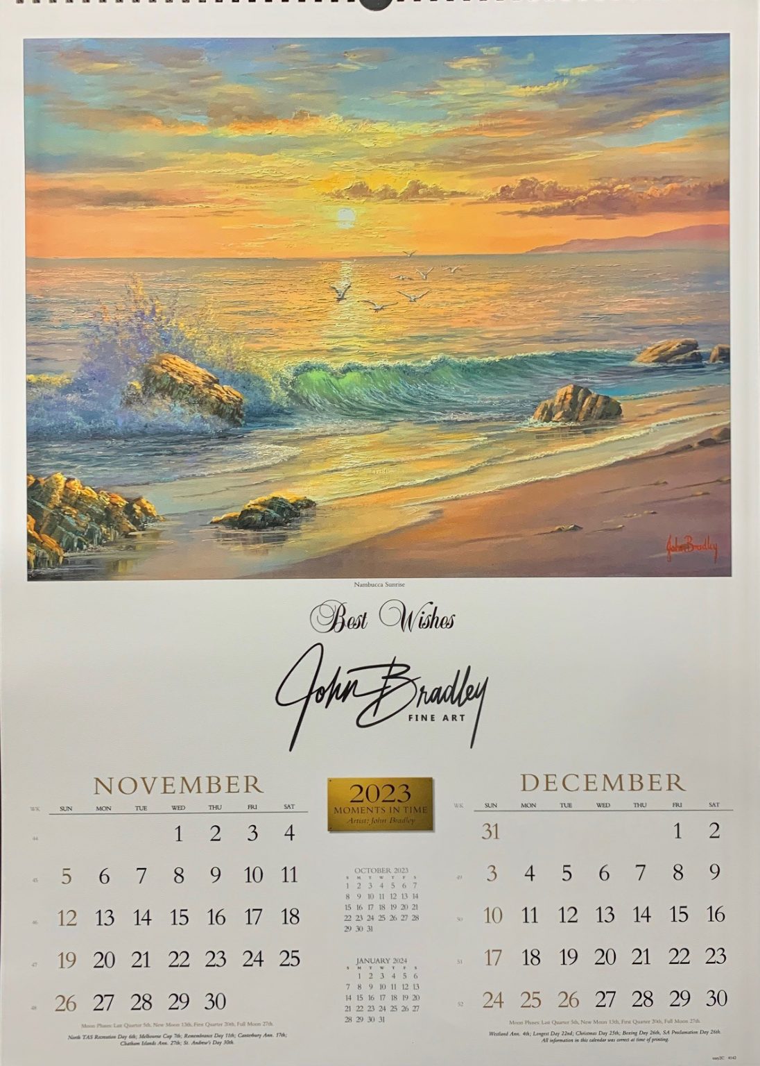 2023 John Bradley Calendar John Bradley Australian Artist