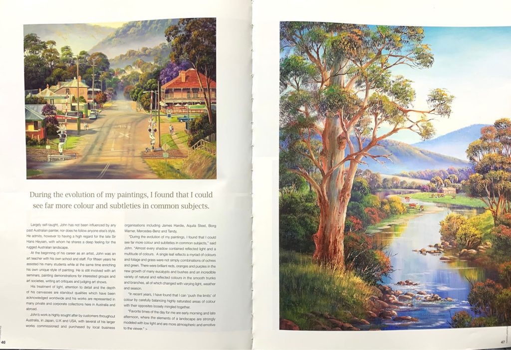 John Bradley A Kinship with the Australian Landscape Page 3-4