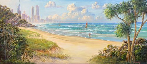 Paradise painting by John Bradley